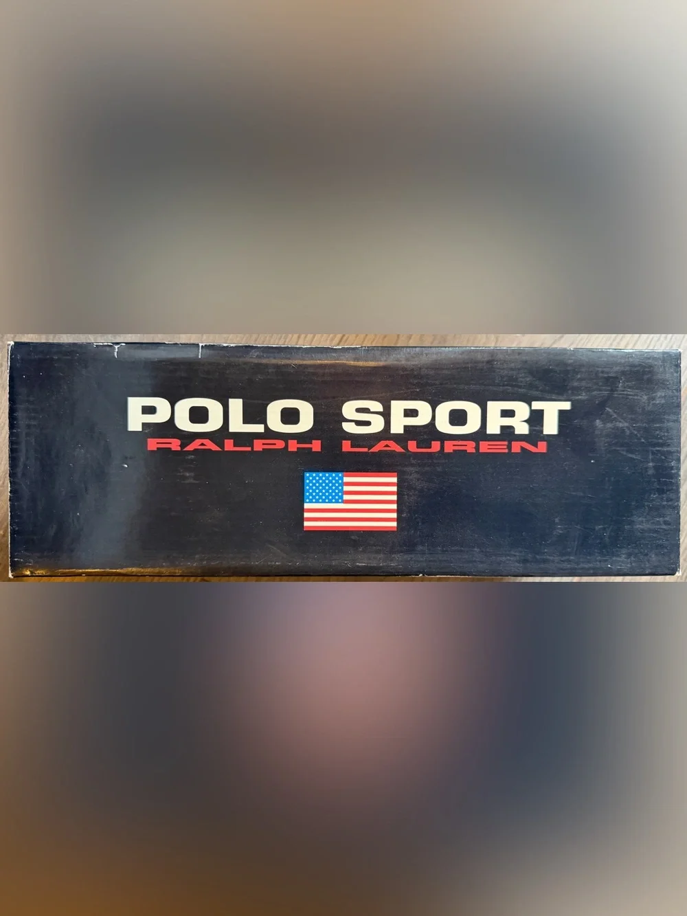 Polo Sport by Ralph Lauren Collins Black/Red Polo Player Flip Flops, Sz 11, NIB